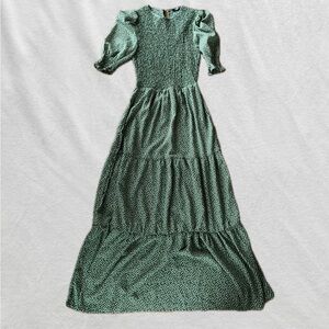 Elegant Green Maxi Dress